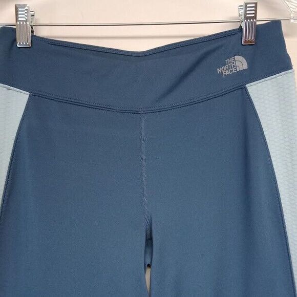 The North Face Pants Womens Small Flight Series Blue Yoga Sweatpants Vapor Wick - Picture 2 of 14